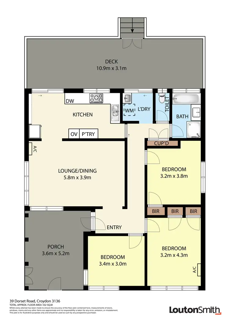 Floorplan of Homely house listing, 39 Dorset Road, Croydon VIC 3136