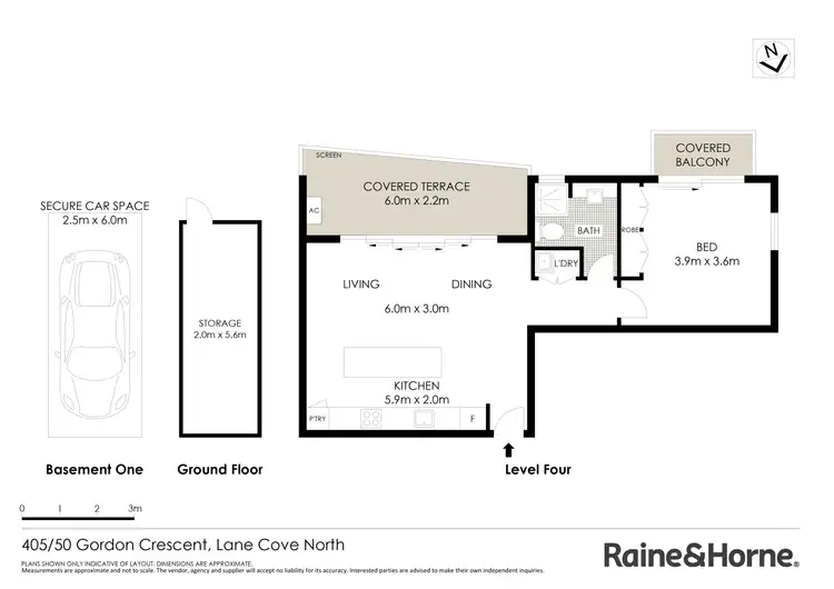 Floorplan of Homely apartment listing, 405/50 Gordon Crescent, Lane Cove NSW 2066
