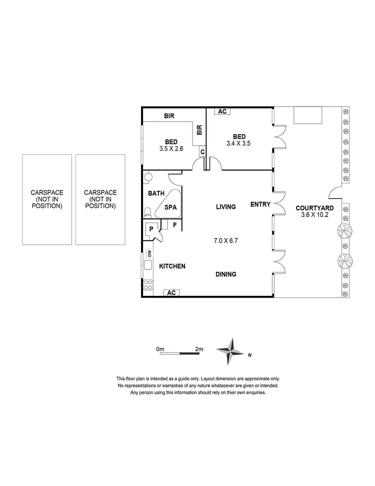 Floorplan of Homely unit listing, 8/150 Power Street, Hawthorn VIC 3122