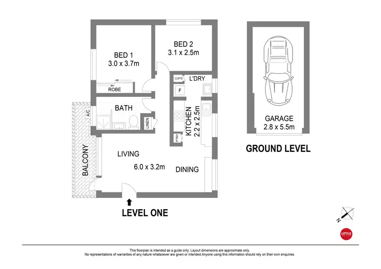 Floorplan of Homely apartment listing, 1/23-25 Lane Cove Road, Ryde NSW 2112