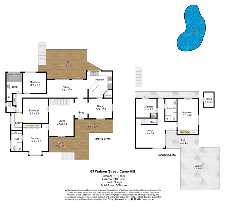 Floorplan of Homely house listing, 63 Watson Street, Camp Hill QLD 4152