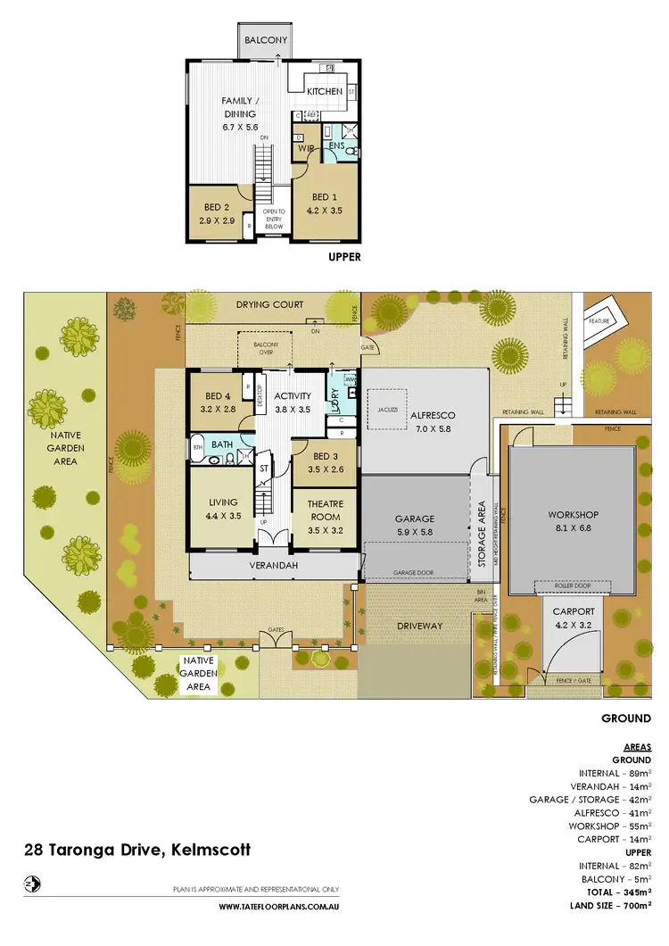 Floorplan of Homely house listing, 28 Taronga Drive, Kelmscott WA 6111