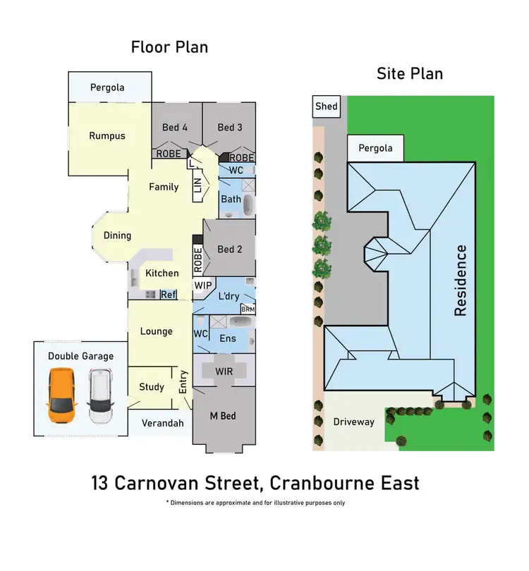 Floorplan of Homely house listing, 13 Carnavon Street, Cranbourne East VIC 3977