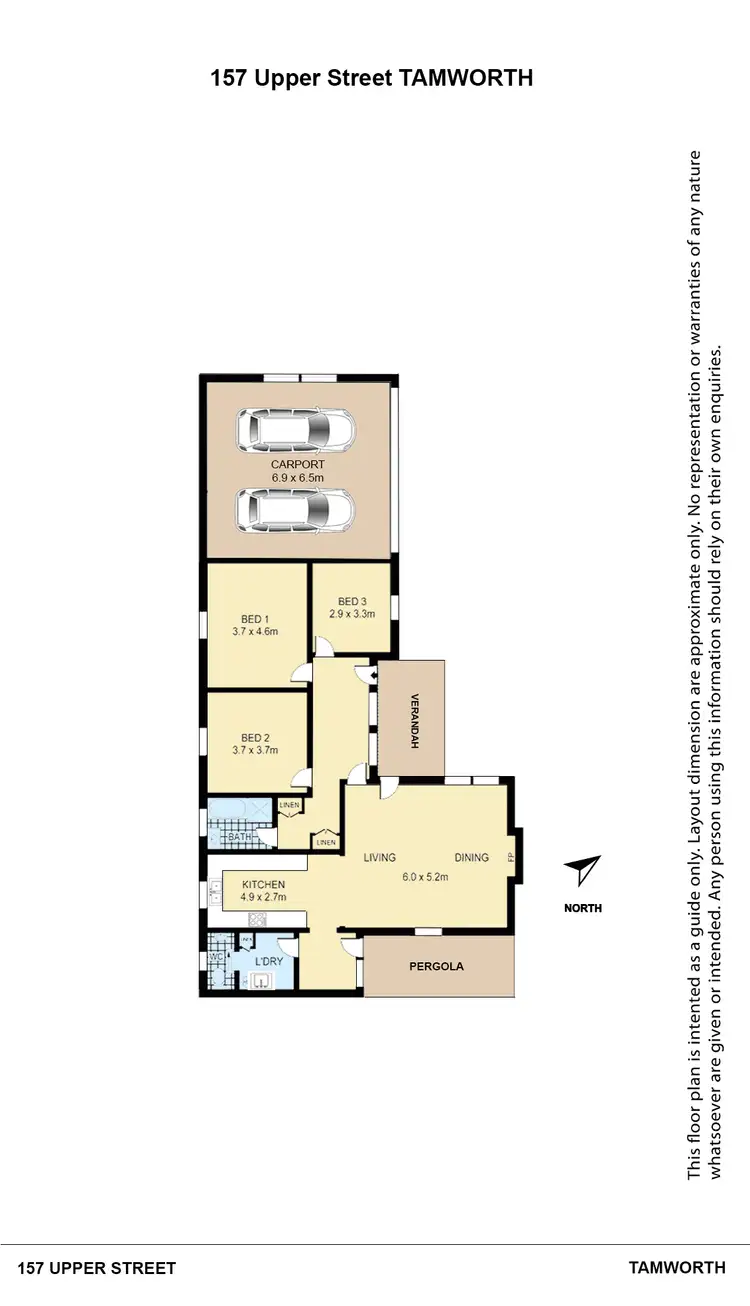 Floorplan of Homely house listing, 157 Upper Street, East Tamworth NSW 2340