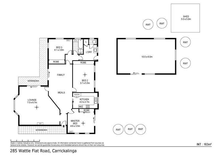 Floorplan of Homely rural property listing, 285 Wattle Flat Road, Carrickalinga SA 5204