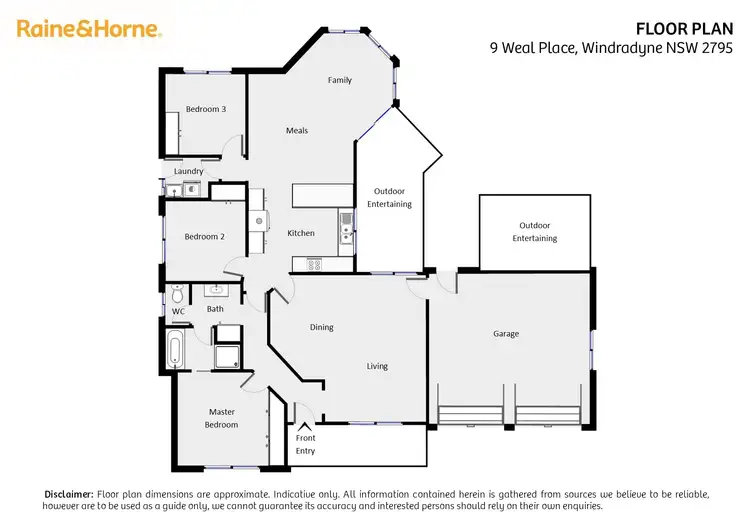 Floorplan of Homely house listing, 9 Weal Place, Windradyne NSW 2795