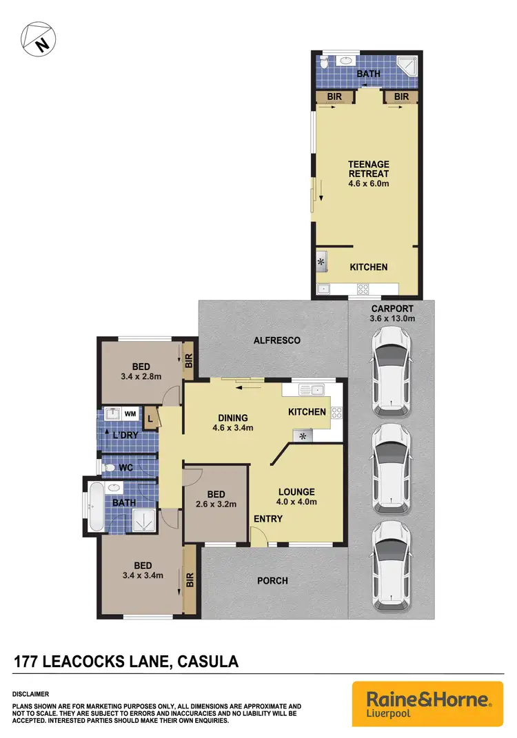 Floorplan of Homely house listing, 177 Leacocks Lane, Casula NSW 2170
