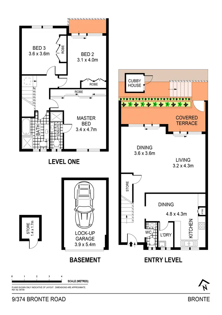 Floorplan of Homely apartment listing, 9/374-376 Bronte Road, Bronte NSW 2024