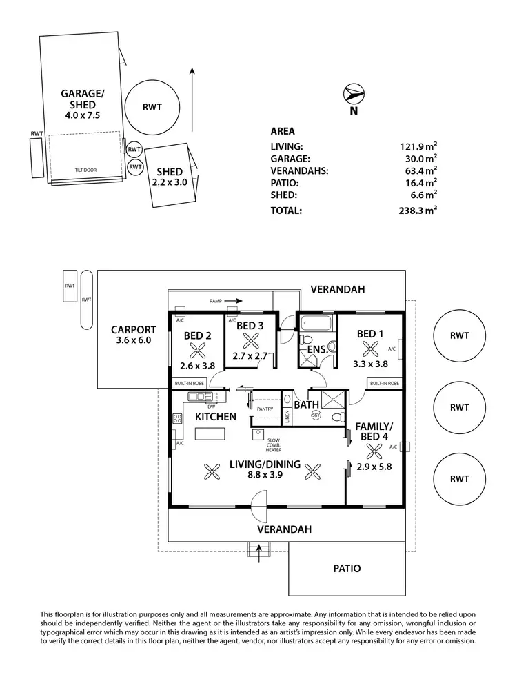 Floorplan of Homely house listing, 93 Island View Drive, Clayton Bay SA 5256
