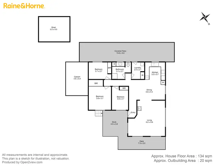 Floorplan of Homely house listing, 5 Lake Vue Parade, Midway Point TAS 7171