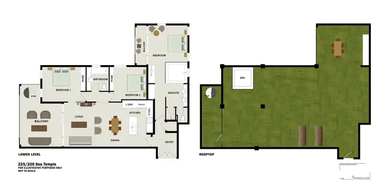 Floorplan of Homely apartment listing, 225-226/22-36 Mitre Street, Port Douglas QLD 4877