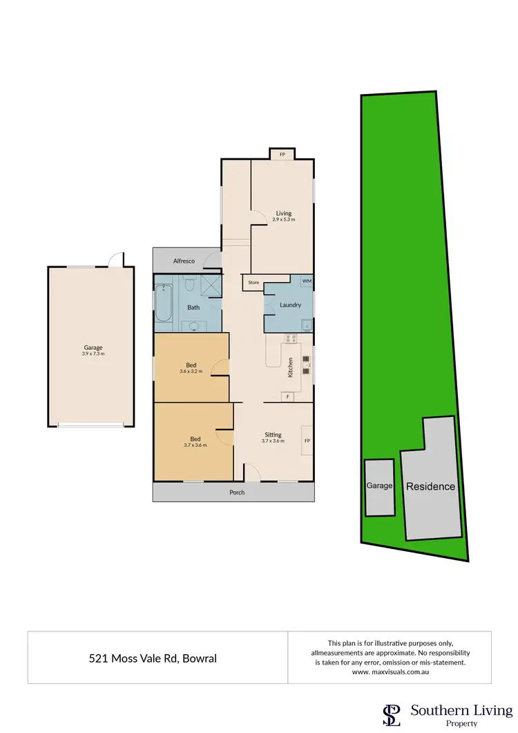 Floorplan of Homely house listing, 521 Moss Vale Road, Bowral NSW 2576