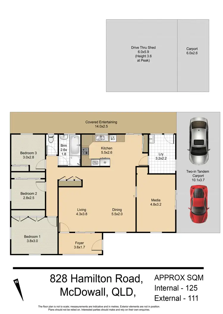 Floorplan of Homely house listing, 389 Trouts Road (cnr 828 Hamilton Road ), Mcdowall QLD 4053