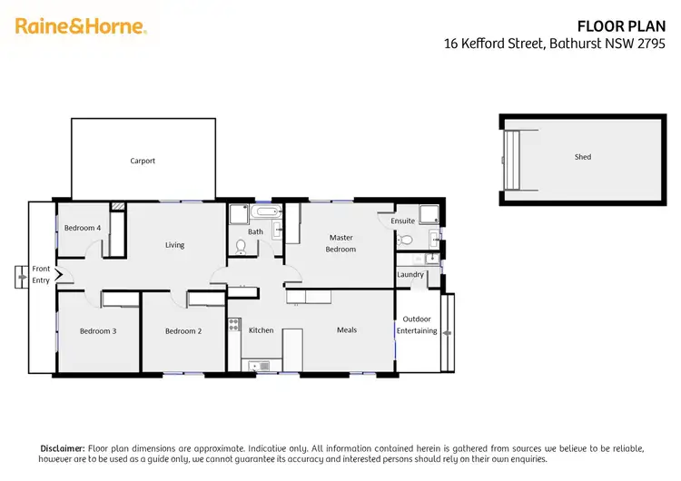 Floorplan of Homely house listing, 16 Kefford Street, Bathurst NSW 2795