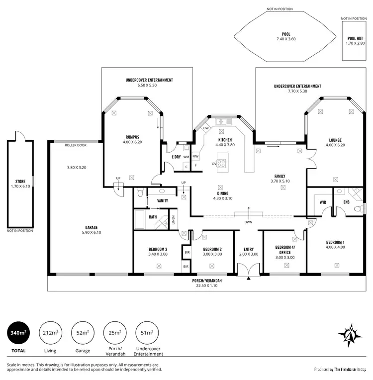 Floorplan of Homely house listing, 52 Horseshoe Drive, Woodcroft SA 5162