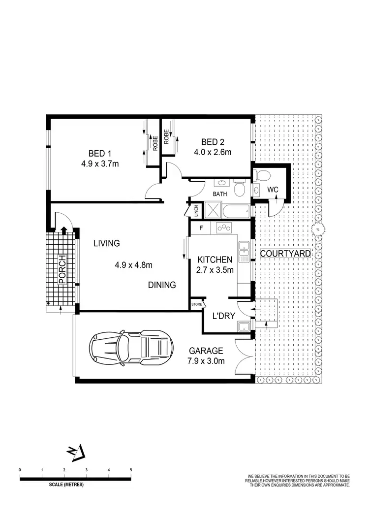 Floorplan of Homely villa listing, 4/37 Verdun Street, Bexley NSW 2207