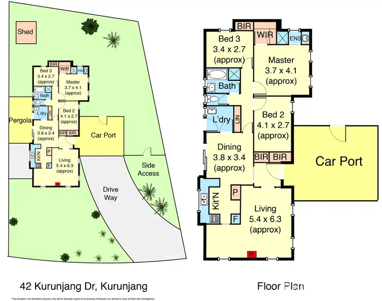 Floorplan of Homely house listing, 42 Kurunjang Drive, Kurunjang VIC 3337