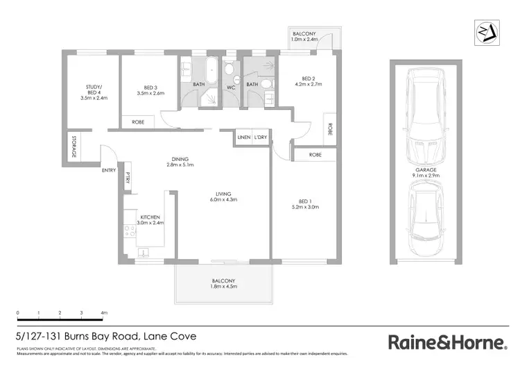 Floorplan of Homely apartment listing, 5/127-131 Burns Bay Road, Lane Cove NSW 2066