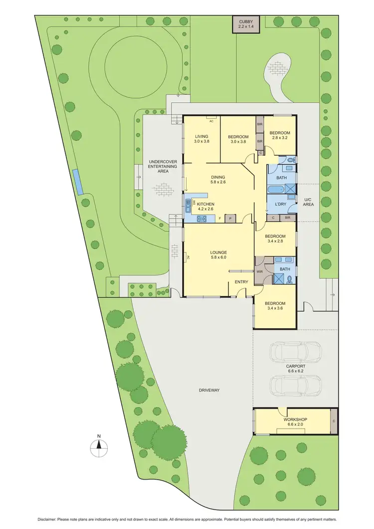 Floorplan of Homely house listing, 12 Eskdale Court, Eltham North VIC 3095