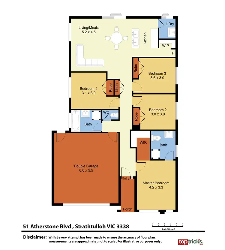 Floorplan of Homely house listing, 51 Atherstone Boulevard, Strathtulloh VIC 3338