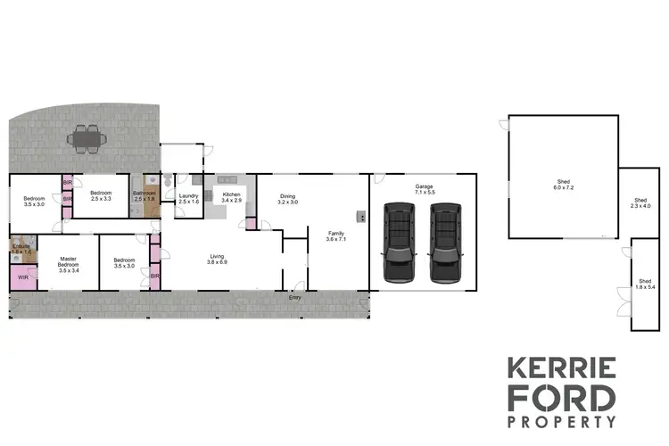 Floorplan of Homely house listing, 725 Redhill Road, Callignee VIC 3844