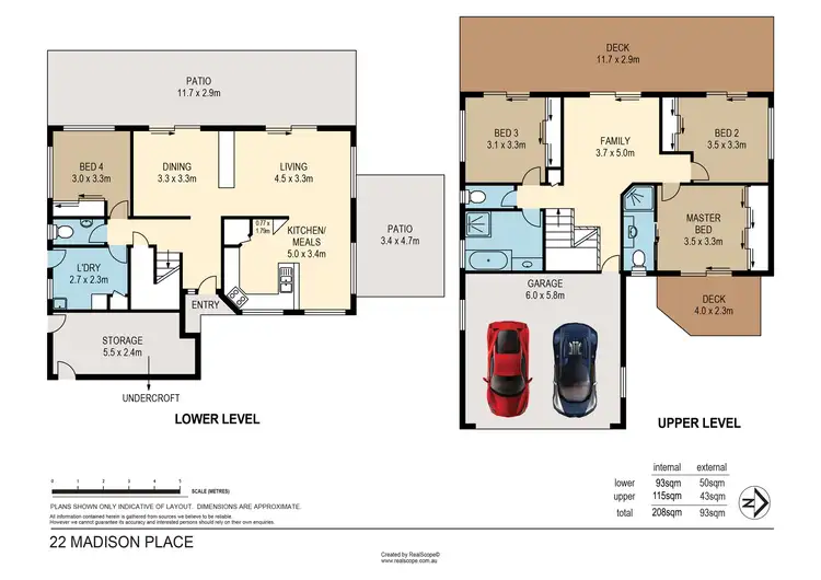 Floorplan of Homely house listing, 22 Madison Place, Carina QLD 4152