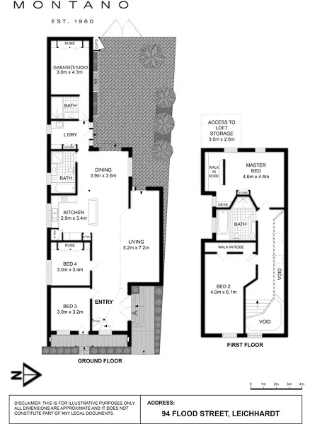 Floorplan of Homely house listing, 94 Flood Street, Leichhardt NSW 2040
