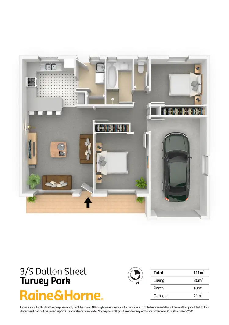 Floorplan of Homely house listing, 3/5 Dalton Street, Turvey Park NSW 2650
