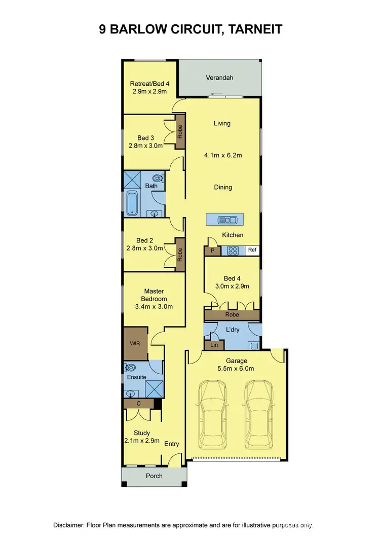 Floorplan of Homely house listing, 2/3 Barlow Circuit, Tarneit VIC 3029