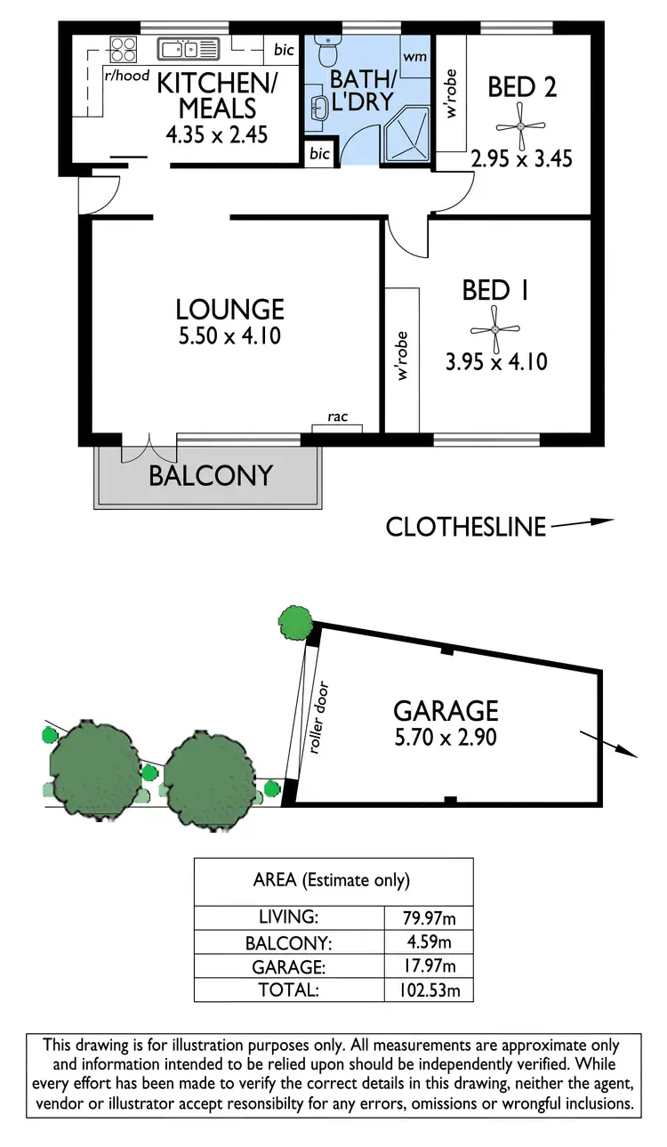 Floorplan of Homely unit listing, 9/35 Northgate Street, Unley Park SA 5061