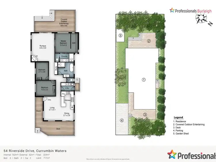 Floorplan of Homely house listing, 54 Riverside Drive, Currumbin Waters QLD 4223