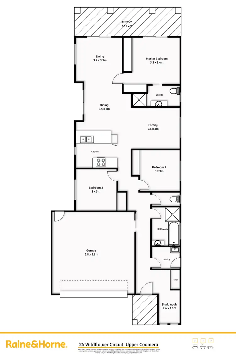 Floorplan of Homely house listing, 24 Wildflower Circuit, Upper Coomera QLD 4209