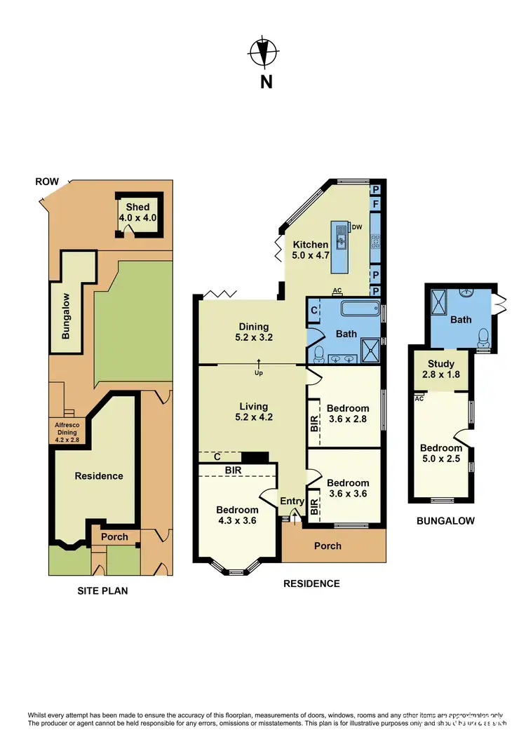 Floorplan of Homely house listing, 13A Grace Street, Yarraville VIC 3013