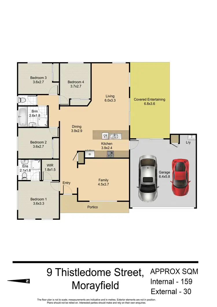 Floorplan of Homely house listing, 9 Thistledome Street, Morayfield QLD 4506