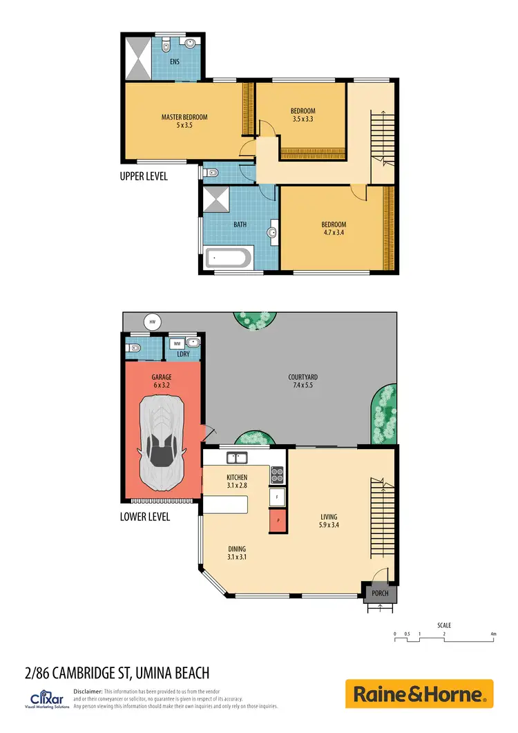Floorplan of Homely townhouse listing, 2/86 Cambridge Street, Umina Beach NSW 2257