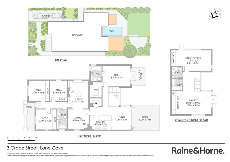 Floorplan of Homely house listing, 3 Grace Street, Lane Cove NSW 2066