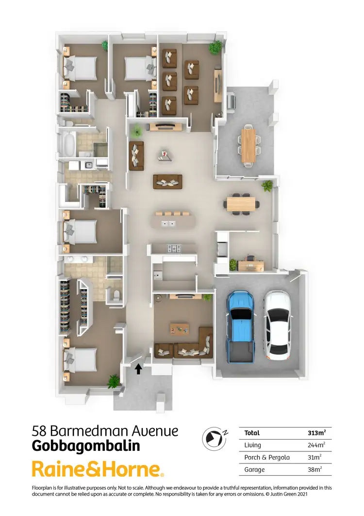 Floorplan of Homely house listing, 58 Barmedman Avenue, Gobbagombalin NSW 2650