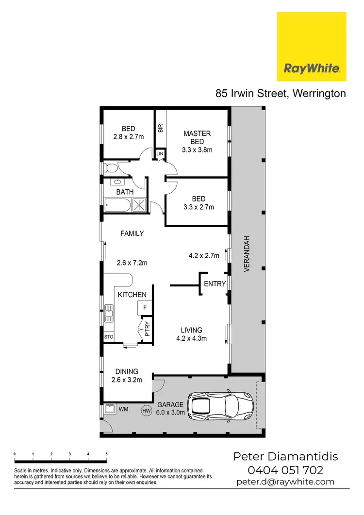 Floorplan of Homely house listing, 85 Irwin Street, Werrington NSW 2747
