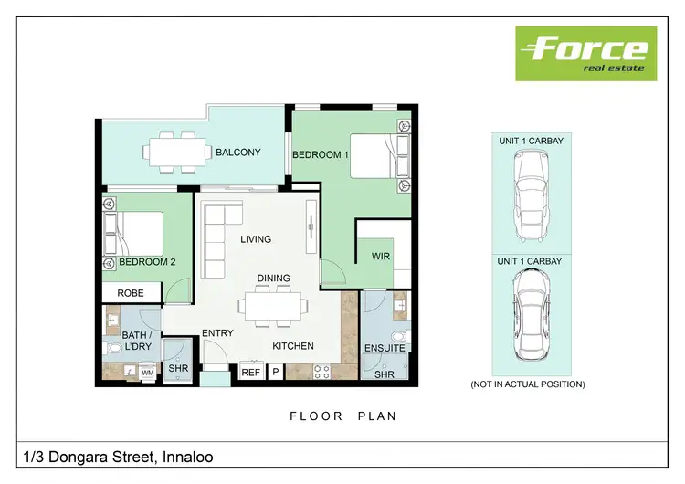 Floorplan of Homely apartment listing, 1/3 Dongara Street, Innaloo WA 6018