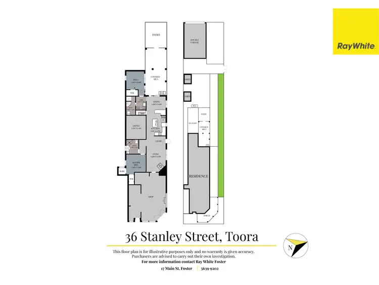 Floorplan of Homely house listing, 36 Stanley Street, Toora VIC 3962