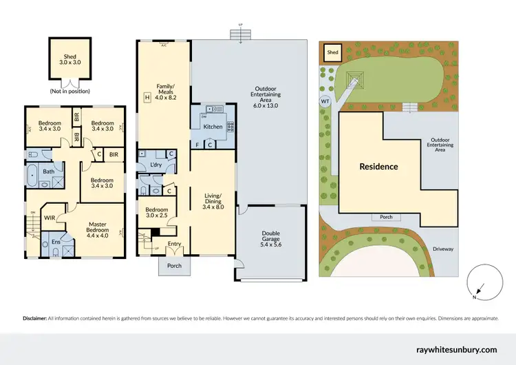 Floorplan of Homely house listing, 61 Rees Road, Sunbury VIC 3429