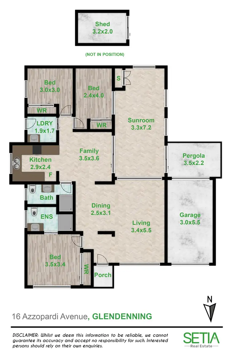 Floorplan of Homely house listing, 16 Azzopardi Avenue, Glendenning NSW 2761