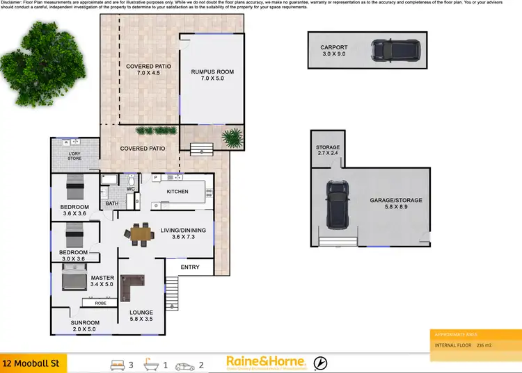 Floorplan of Homely house listing, 12 Mooball Street, Murwillumbah NSW 2484