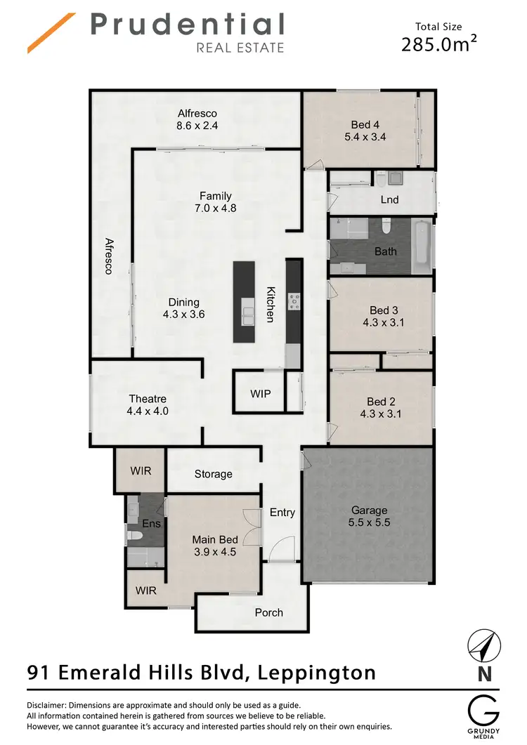 Floorplan of Homely house listing, 91 Emerald Hills Boulevard, Leppington NSW 2179