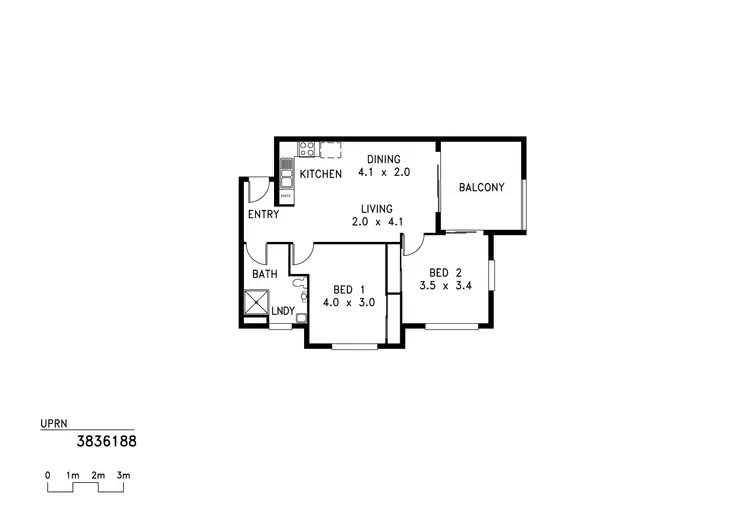 Floorplan of Homely unit listing, Address available on request