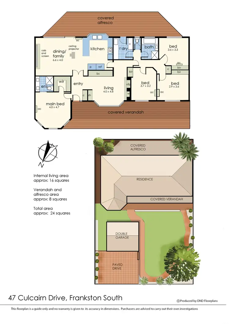 Floorplan of Homely house listing, 47 Culcairn Drive, Frankston South VIC 3199