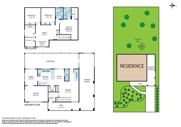 Floorplan of Homely house listing, 333 Bloomfield Street, Cleveland QLD 4163