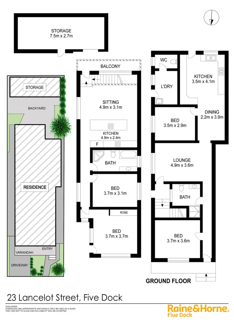 Floorplan of Homely house listing, 23 Lancelot Street, Five Dock NSW 2046