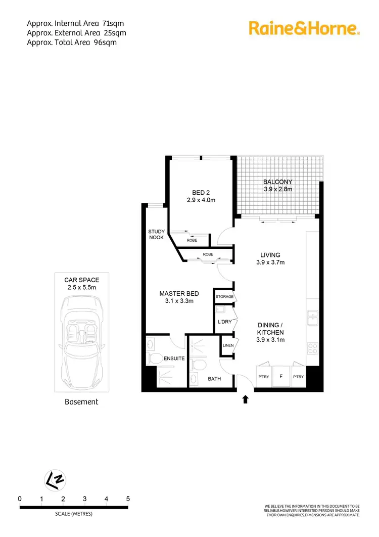 Floorplan of Homely apartment listing, 510/20 Dunkerley Place, Waterloo NSW 2017