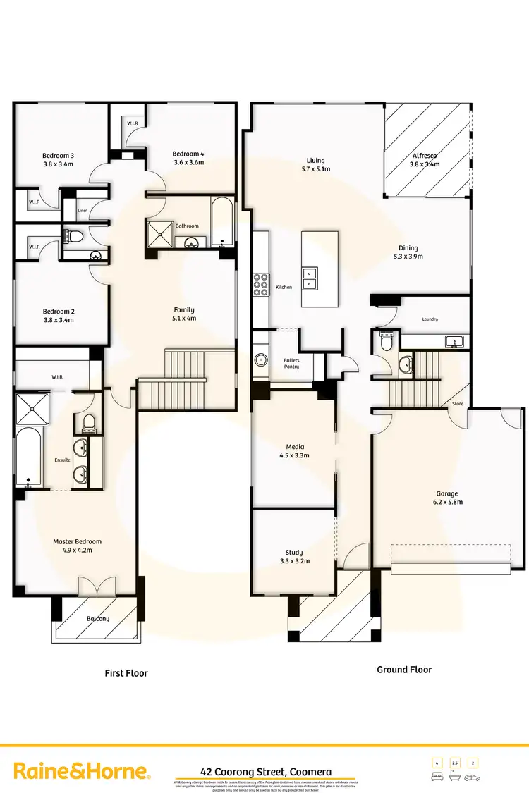 Floorplan of Homely house listing, 42 Coorong Street, Coomera QLD 4209